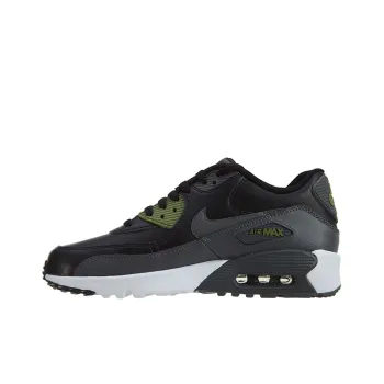 Nike Air Max 90 Ltr Leather 'Black White Green' Gs