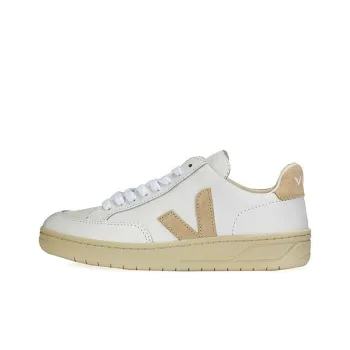 VEJA V 12 Leather 'White Sable' Women's