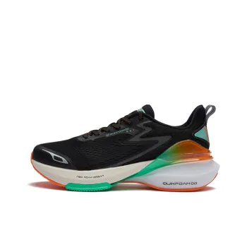 361° Cushioning Anti Slip And Wear Resistant Low Top Running Shoes Men's Black Green