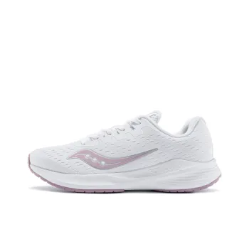 Saucony Striker Raid Striker Strike Lightweight Low-Top Running Shoes Women's White Pink Standard M