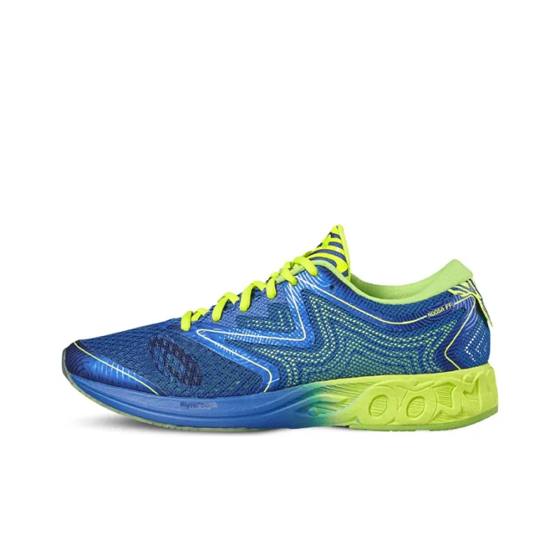 Asics Noosa FF Wear Resistant Low Top Running Shoes Men's Blue Yellow-0