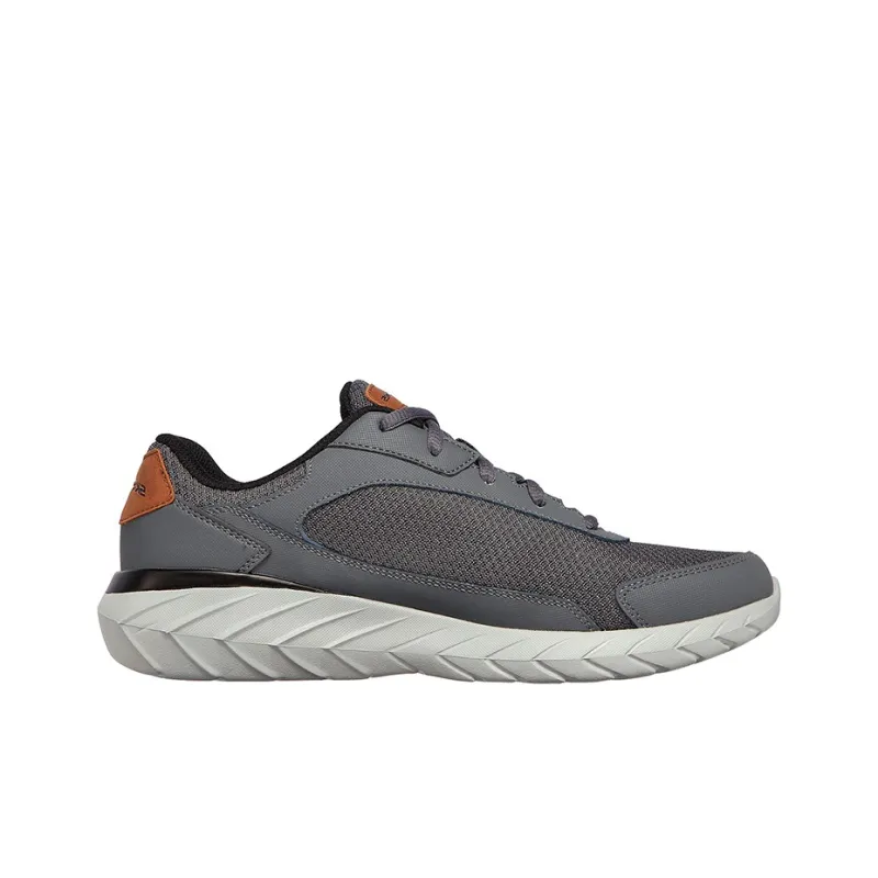 Skechers Overhaul 2.0 Cushioning Slip Resistant Low Top Running Shoes Men's Carbon Gray-1