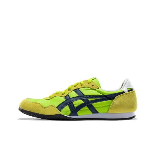 Onitsuka Tiger Serrano Casual Shoes Unisex Low-Top Lime Green/Navy Blue/White/Black