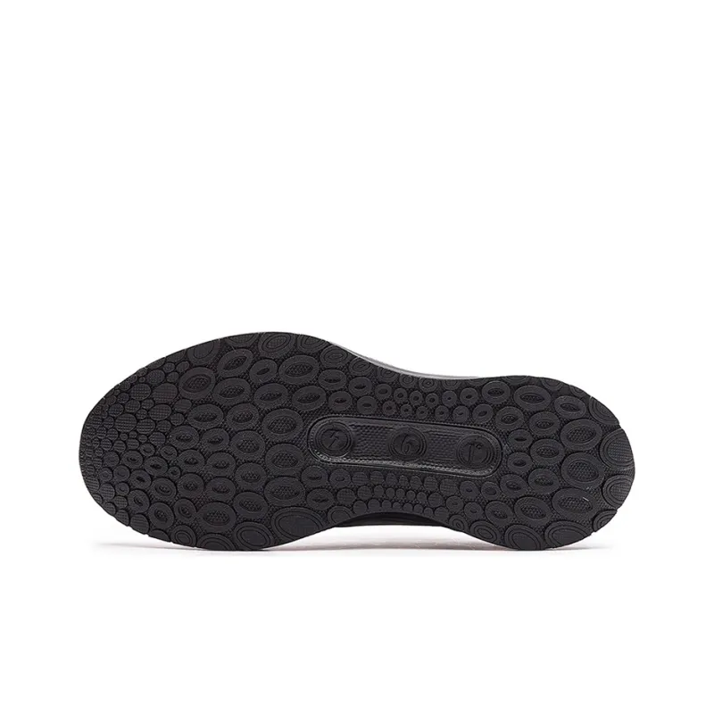 361° Rain Screen Anti-Slip Wear-Resistant Breathable Lightweight Low-Top Running Shoes Men's Obsidian Black-4