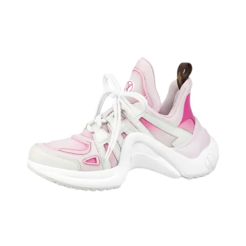 LOUIS VUITTON Archlight 1.0 Lifestyle Shoes Women's Low-Top White/Pink