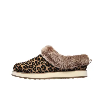 Skechers Bobs Casual Shoes Women's Low-Top Leopard Print