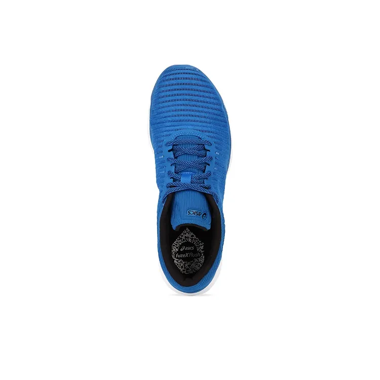 Asics Fuzex Rush Adapt Anti-Slip And Wear-Resistant Breathable Low-Top Running Shoes Men's Blue White-3