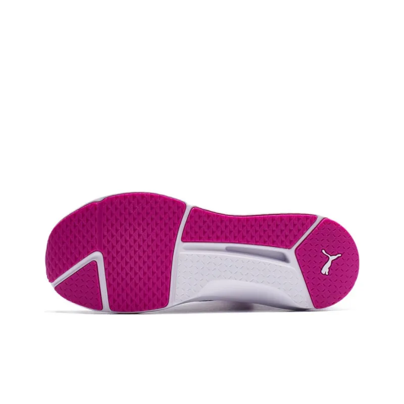 PUMA Fierce Eng Mesh Anti Slip Wear Resistant Low Top Running Shoes Women's Blue Pink-4