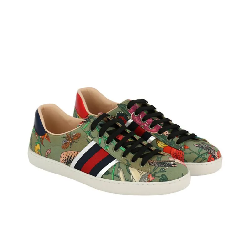 GUCCI Flora Snake Sneaker-3