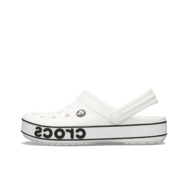 Crocs Crocband Bold Logo Clog White Sandals-0
