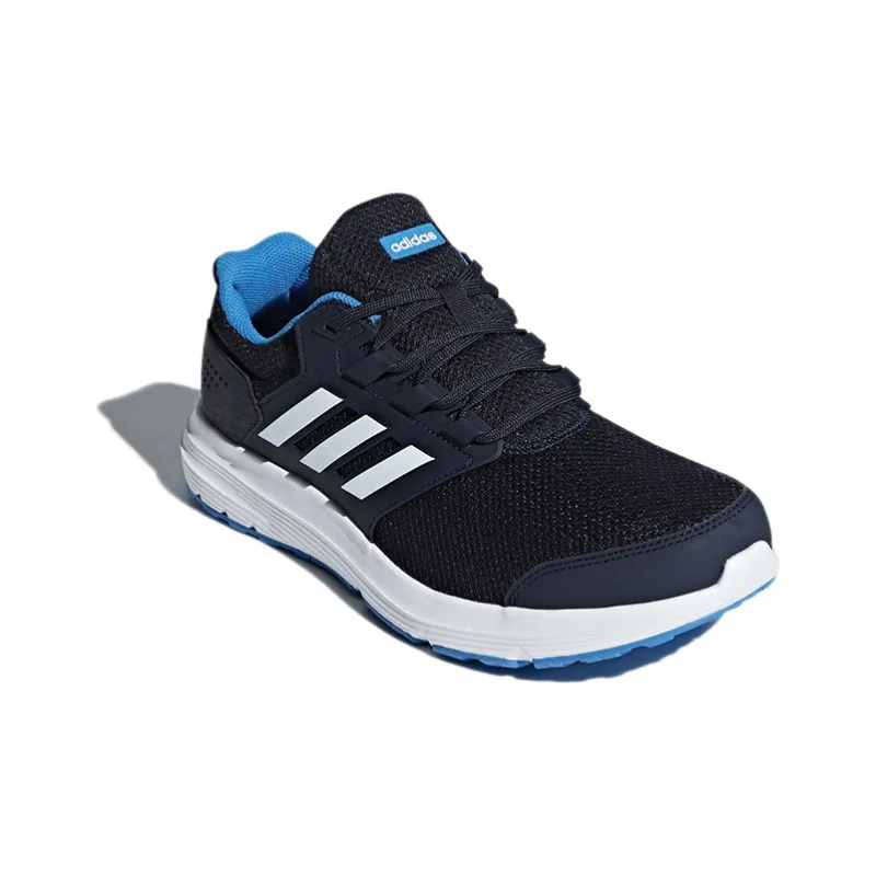 Adidas Galaxy 4 Wear-Resistant Low-Top Running Shoes Men's Navy Blue-2