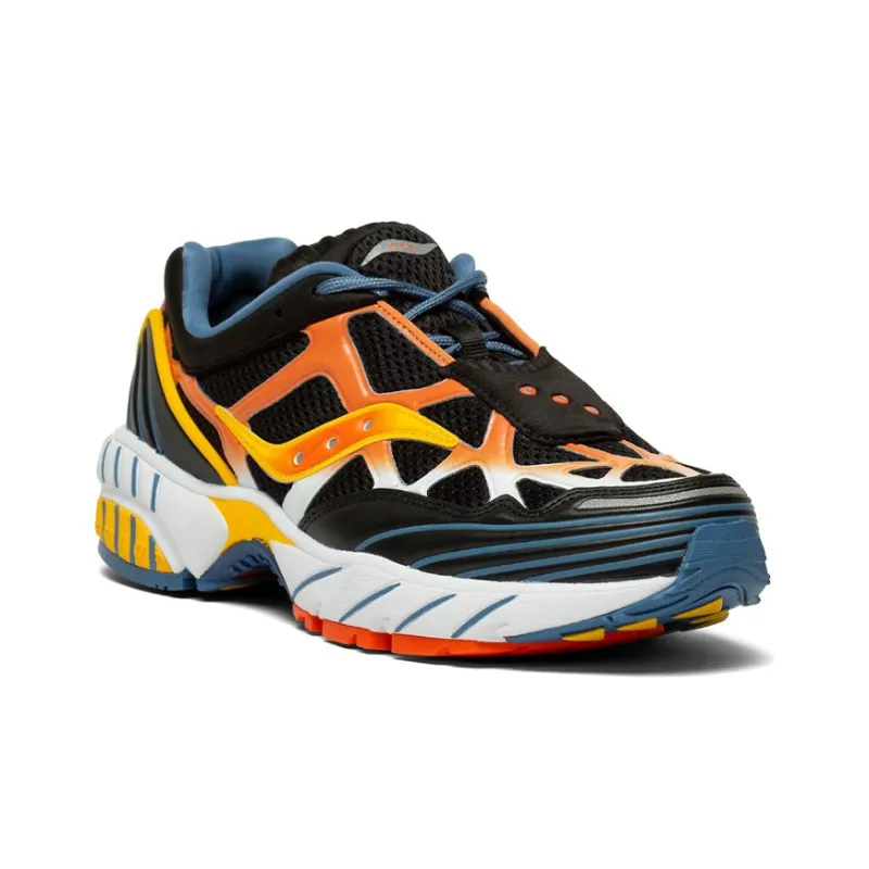 saucony Grid Web Black Orange-2