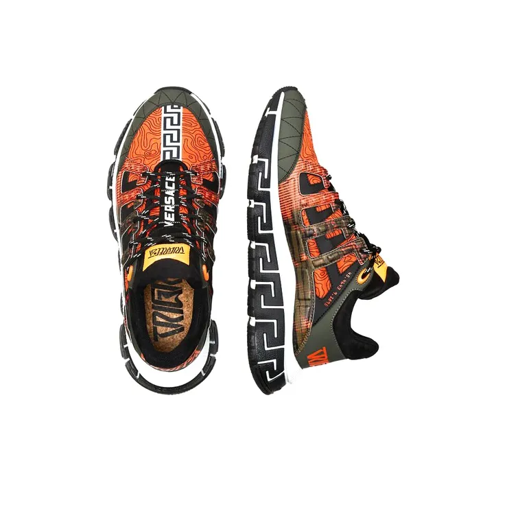 VERSACE Trigreca Bright Orange Black Grey-2