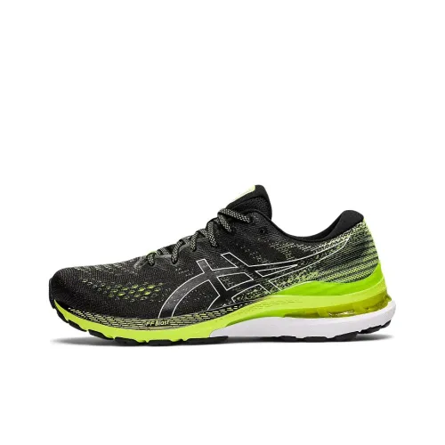 Asics Gel-Kayano 28 Black Hazard Green