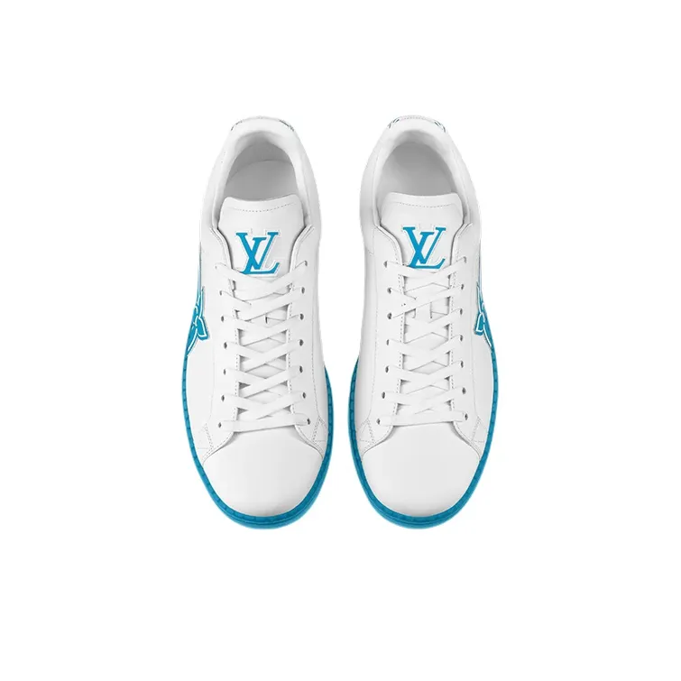 LOUIS VUITTON Luxembourg Samothrace Trainers 'White Blue'-2
