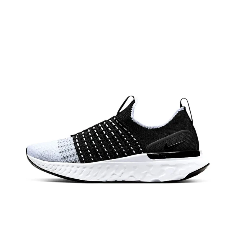 Nike React Phantom Run Flyknit 2 Black White Women's-0