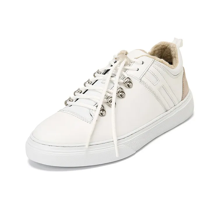 HOGAN CASSETTA 365 Stylish Skateboarding Shoes Men's White-1