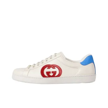 GUCCI Ace 'Interlocking G White Red Blue'