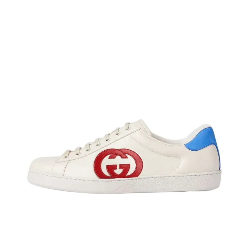 GUCCI Ace 'Interlocking G White Red Blue'-0