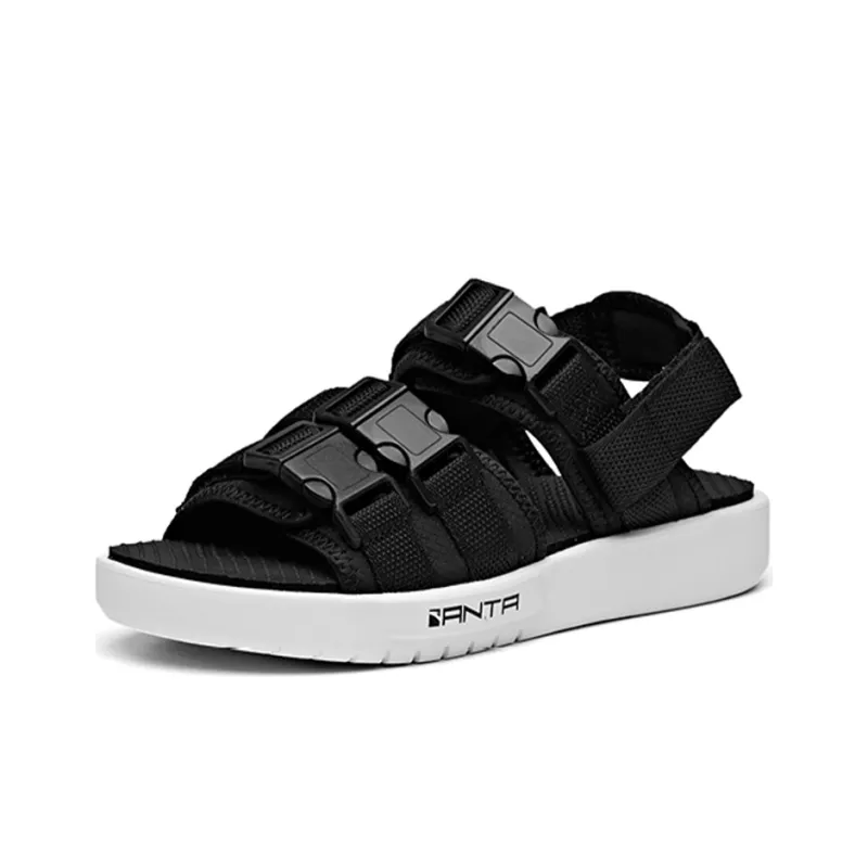 Anta Life Collection Beach Sandals Women's Black-2