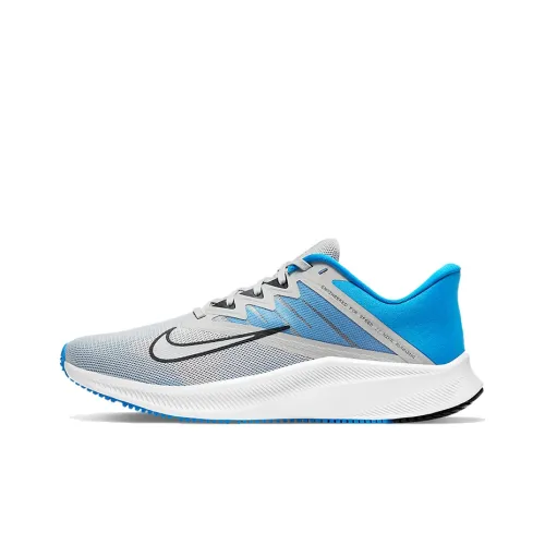 Nike Quest 3 Running Shoes Men Low-Top Blue/White/Gray