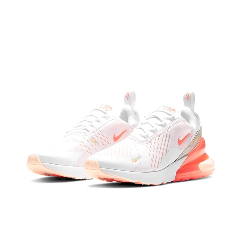 Nike Air Max 270 Essential White Bright Mango Women's-2