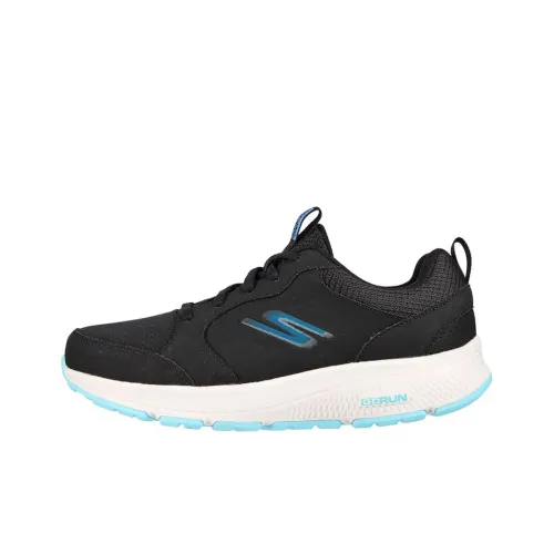 Skechers Go Run Consistent Long Stride 'Black Blue' Women's