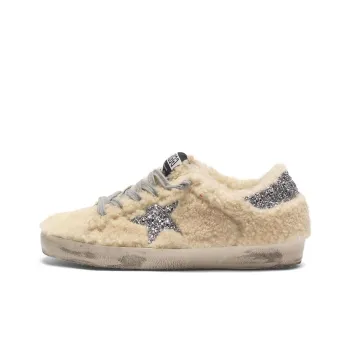 Golden Goose Super Star Stylish Skateboarding Shoes Women's Beige