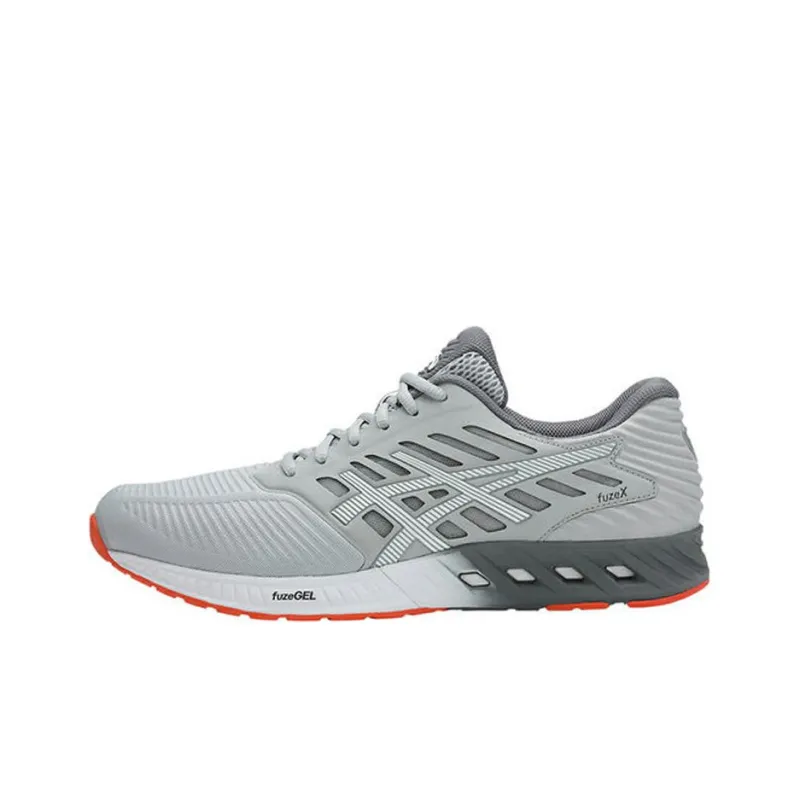 Asics Fuzex Anti-Slip Wear-Resistant Low-Top Running Shoes Men's Gray-0