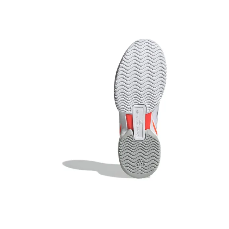 Adidas Tennis X Stella McCartney Court Tennis 'White Silver Metallic' Women's-5