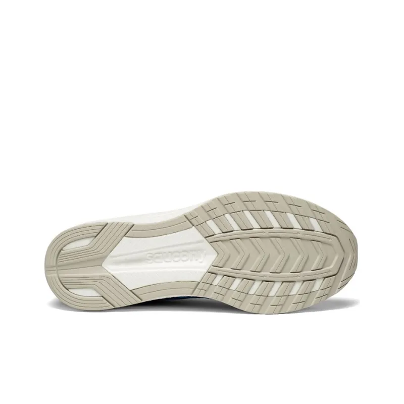Saucony Freedom 4 Cushioned Anti-Slip And Wear-Resistant Lightweight Low-Top Casual Running Shoes Men's Blue White-4