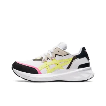 Asics Tarther Blast Wear-Resistant Low-Top Running Shoes Women's White Yellow