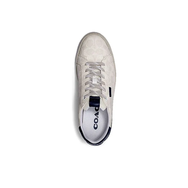 COACH CitySole Lowline Low Top Stylish Skateboarding Shoes Men's Gray Blue-3