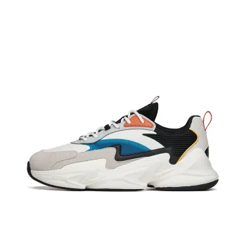 Anta Life Collection Cushioning Anti Slip And Wear Resistant Low Top Casual Shoes Men's Gray White Black