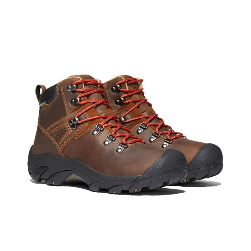 KEEN Pyrenees Anti Slip Wear Resistant High Top Trekking Shoes Women's Brown-2