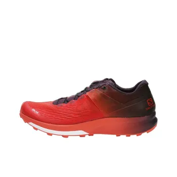 SALOMON S/lab Ultra 2 Slip Resistant, Abrasion Resistant, Breathable Low Top Hiking Shoes Men's Red