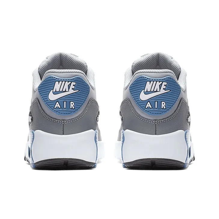 Nike Air Max 90 Ltr Leather Low Top Grey/Blue Gs-4