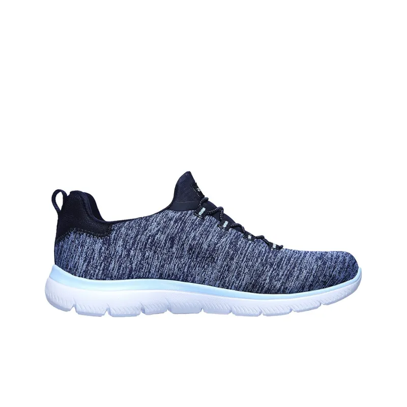 Skechers Summits Quick Getaway Anti-Slip And Wear-Resistant Breathable Low-Top Running Shoes Women's Marine Blue-1