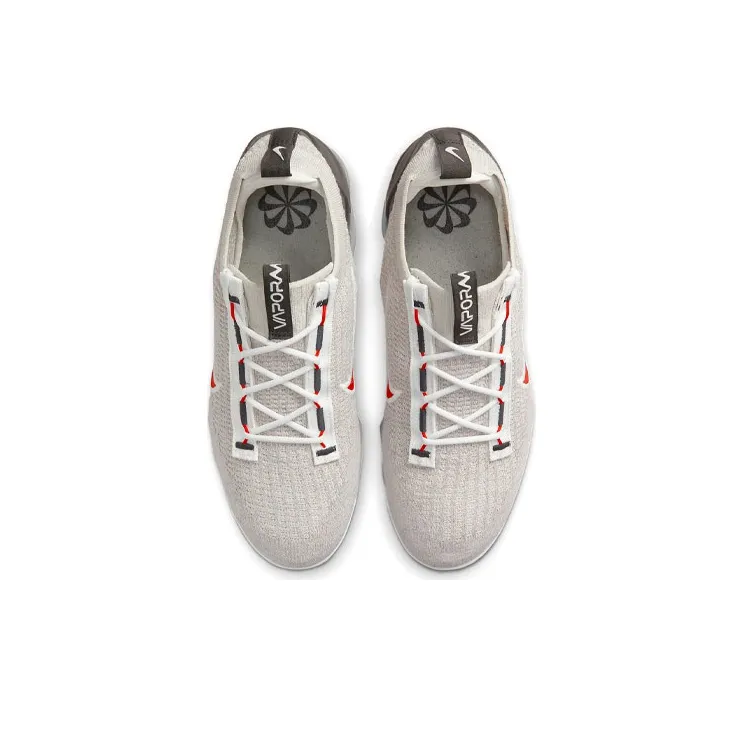 Nike Air VaporMax 2021 Fk Light Bone University Red-3