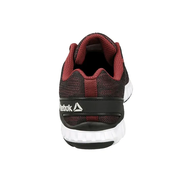 Reebok Runner Lp Plus Cushioning Anti-Slip And Wear-Resistant Low-Top Running Shoes Men's Black Red-4
