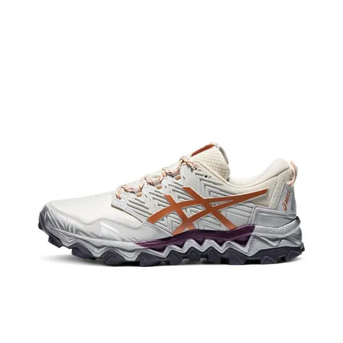 Asics GEL-FujiTrabuco 7 Running Shoes Men Low-Top White/Gold