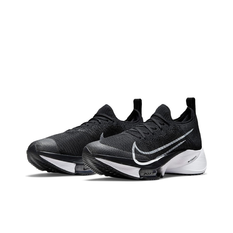 Nike Air Zoom Tempo Next% Flyknit Black White Women's