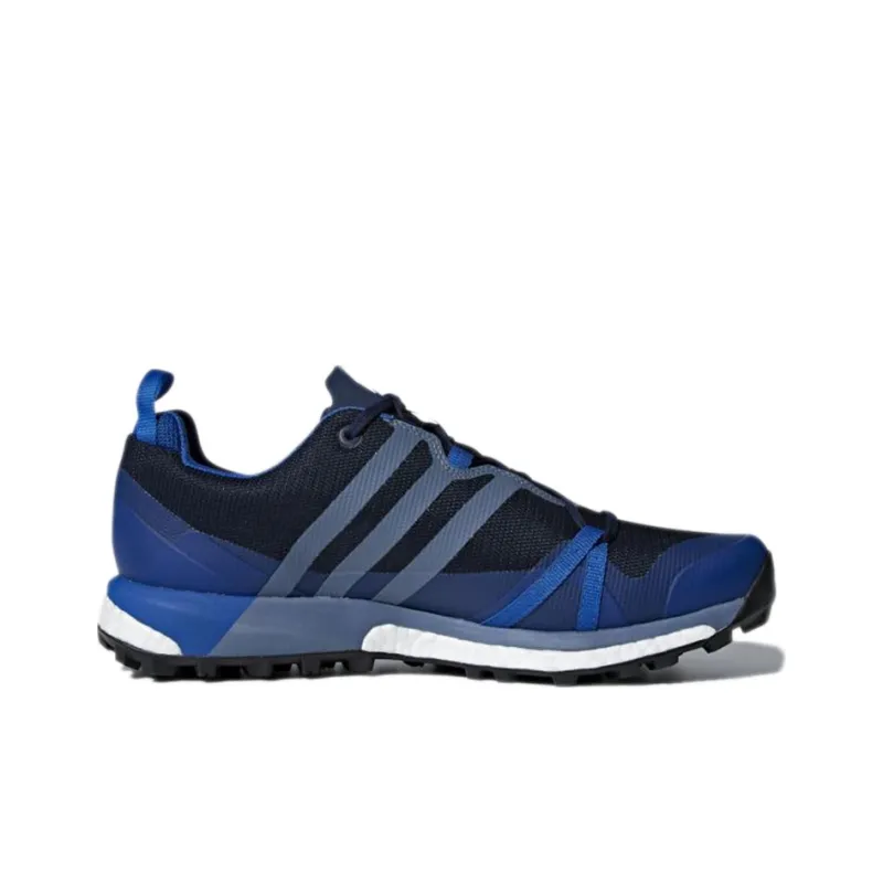 Adidas Terrex Agravic GTX Wear-Resistant Slip-Resistant Low-Top Running Shoes Men's Blue Black-1