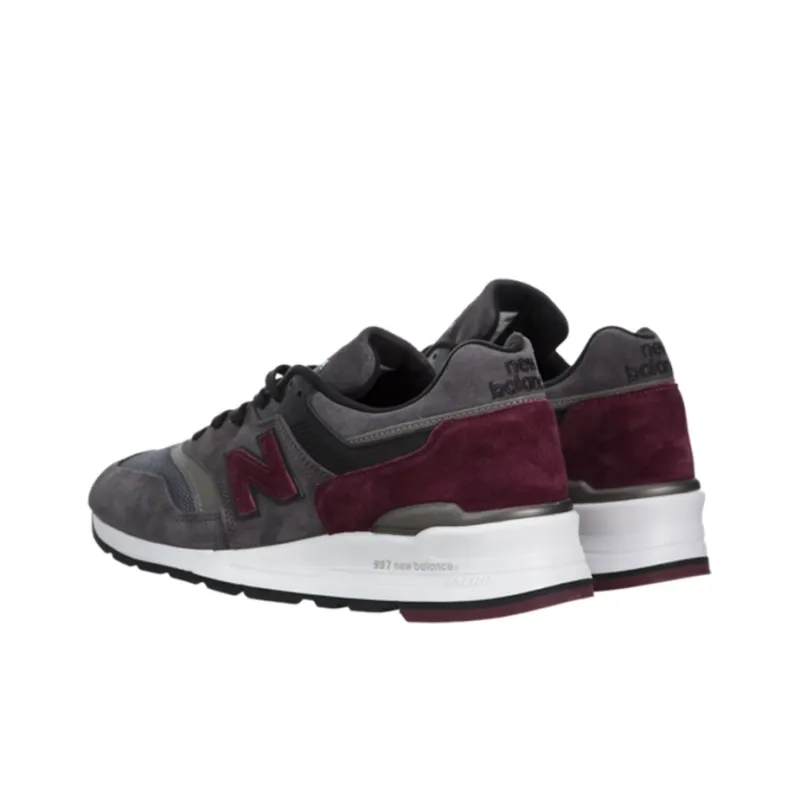 New Balance 997 Connoisseur Guitar Grey Burgundy-3