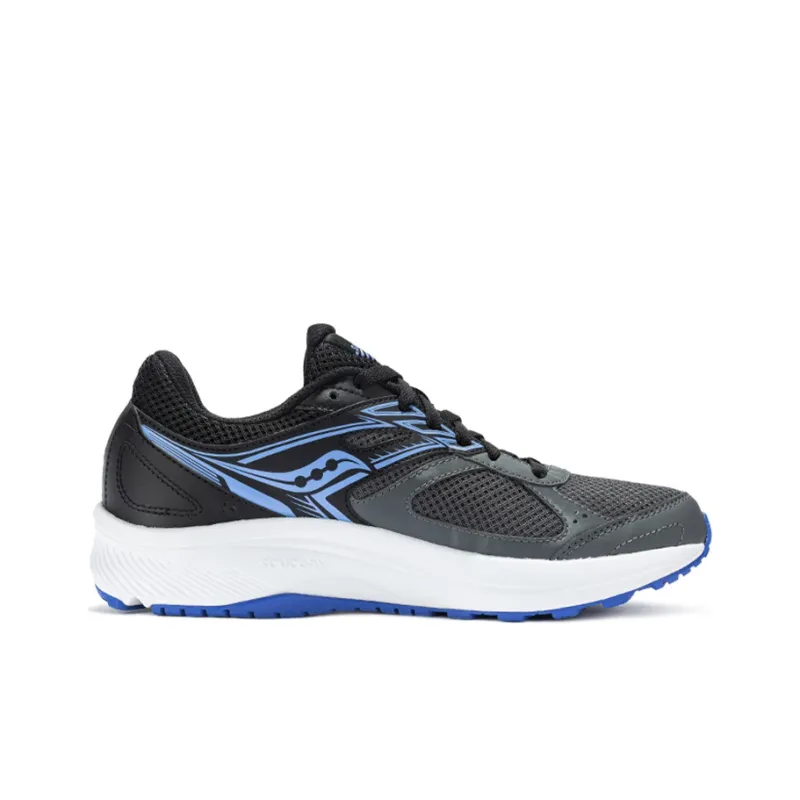 Saucony Cohesion 14 Running Shoes Women's Low Top Gray/Black/Blue/White-1