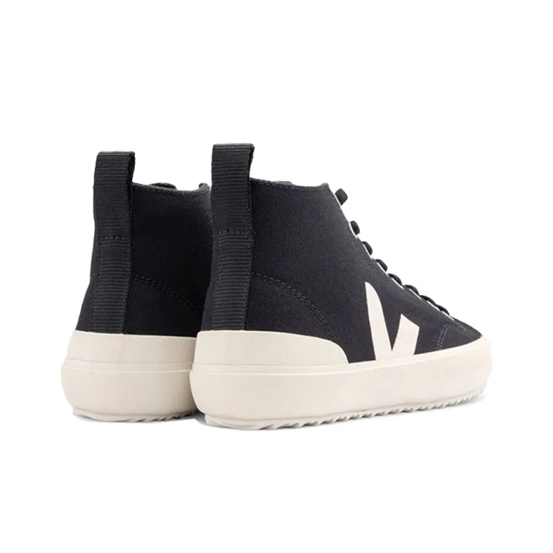 VEJA Nova High-Top Skateboard Shoes Unisex Black-4