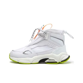 Aries x FILA FUSION High Top Casual Shoes Men's FILA White