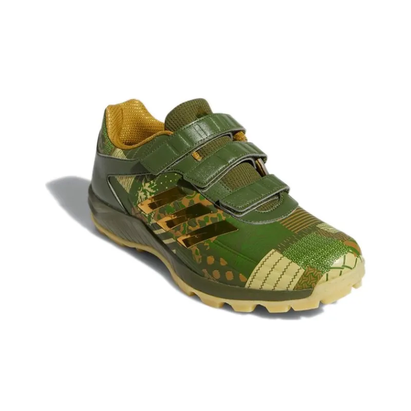 Adidas Japan Trainer Graphic Wear-Resistant Low-Top Running Shoes Men's Olive Green-2