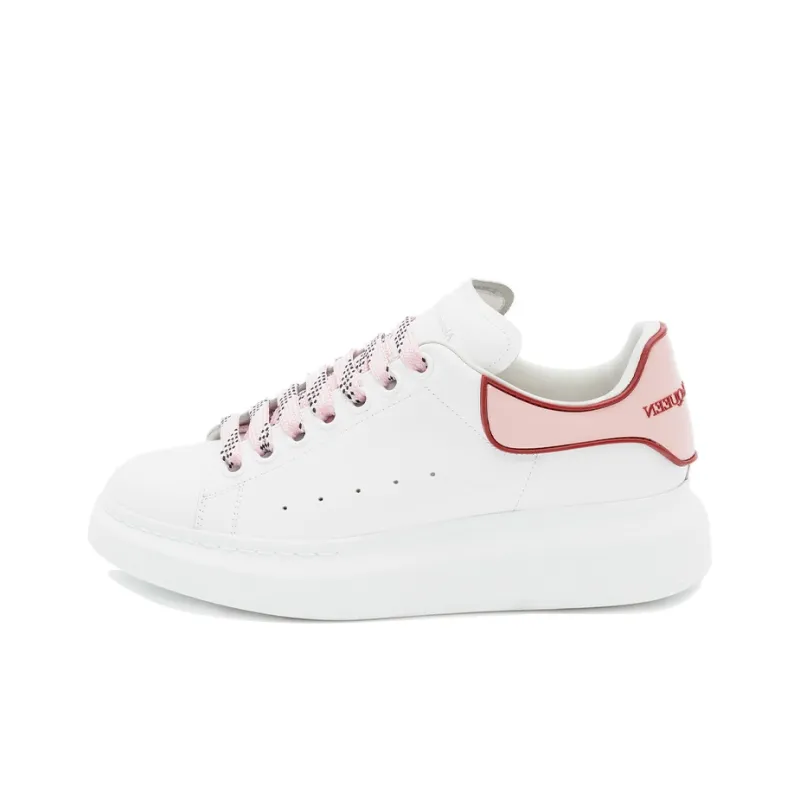 Alexander McQueen Oversized White Pink Carnelian Red Women's-0