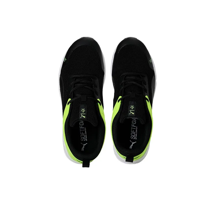 1DER x PUMA Columbus Low-Top Running Shoes Men's Black Green-2
